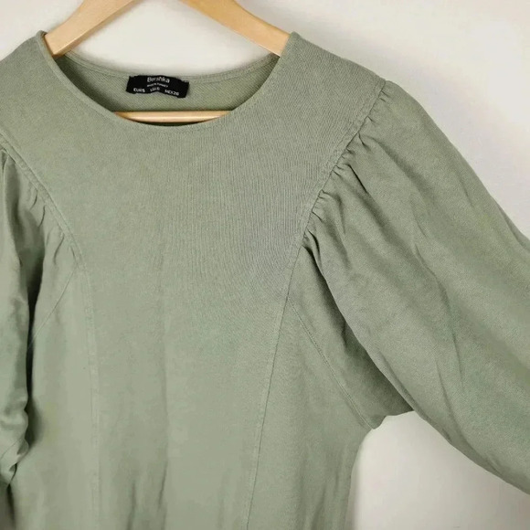 Bershka |Women's Sheath Light Green Dress size  Small - Picture 7 of 9